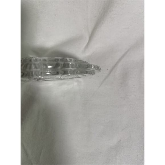 Vintage Flower Frog Clear Glass 16 Hole Floral Stem Holder - Picture 5 of 5